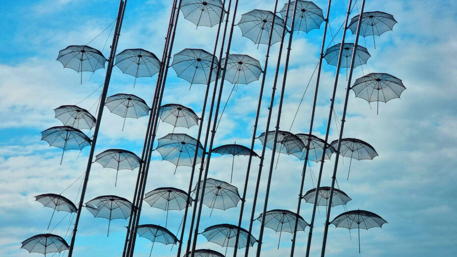 One Europe, One Assessment? Unpacking the European Joint Clinical Assessment - OHE salonica umbrellas metallic street art sea fountain rain cloudy sky greece